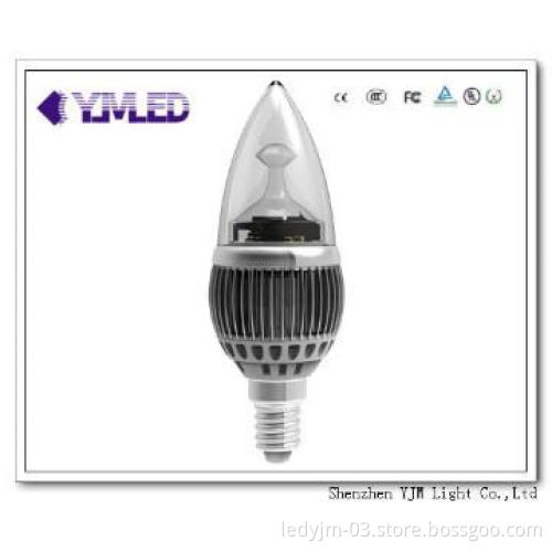 E14 LED Candle light Bulb 4W,UL/CEwith 3 years warranty
